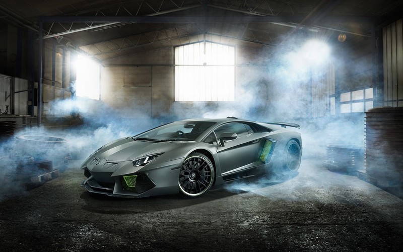 lamborghini, lamborghini aventador, concept, cars, racing, smoke