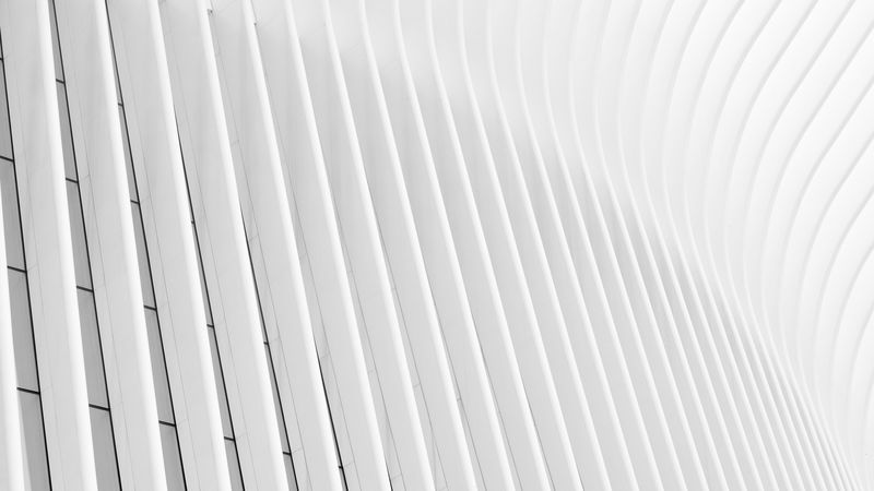 building, minimalism, white, architecture, 4k