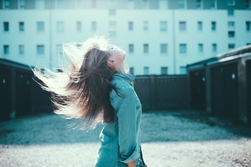 girls, hairs, air, jeans