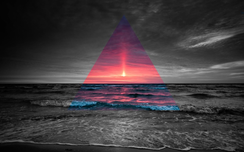 beach, prism, creative