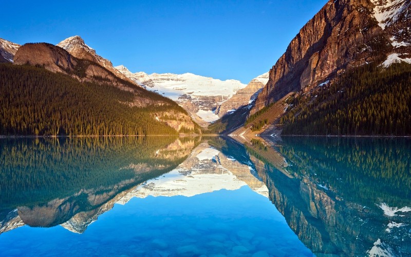 reflections, nature, lake
