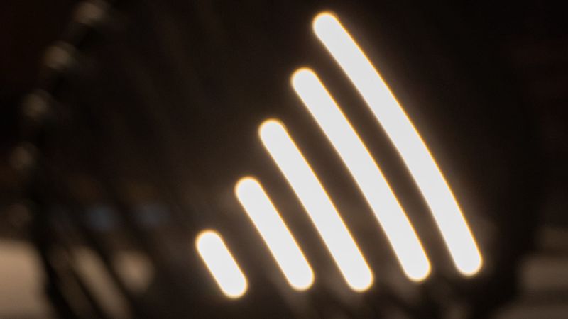 lamp, light, lines, stripes, glow, 4k