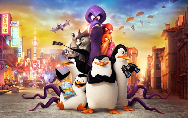 madagascar, movie, cartoons, penguins