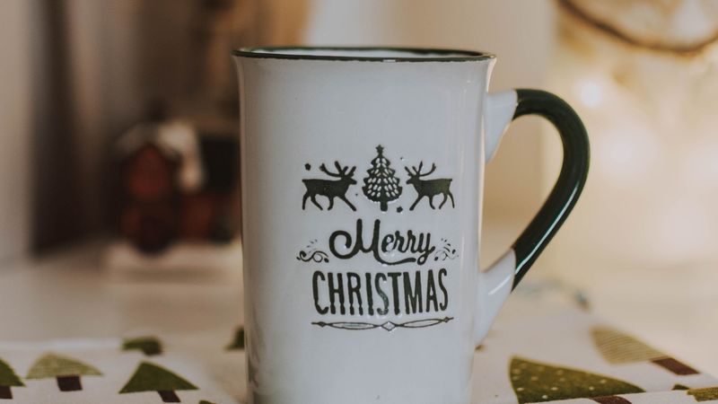 mug, christmas, inscription, holiday, festive, 4k
