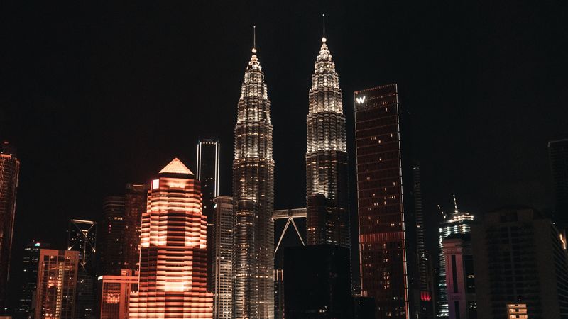 night city, buildings, architecture, kuala lumpur, malaysia, 4k
