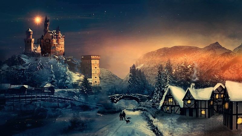 christmas, celebrations, winter