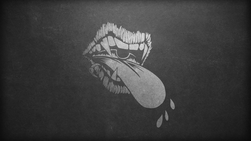 tounge, artist, digital art, minimalism