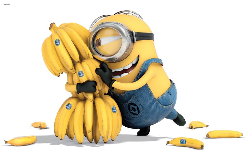 banana, minions, cartoons
