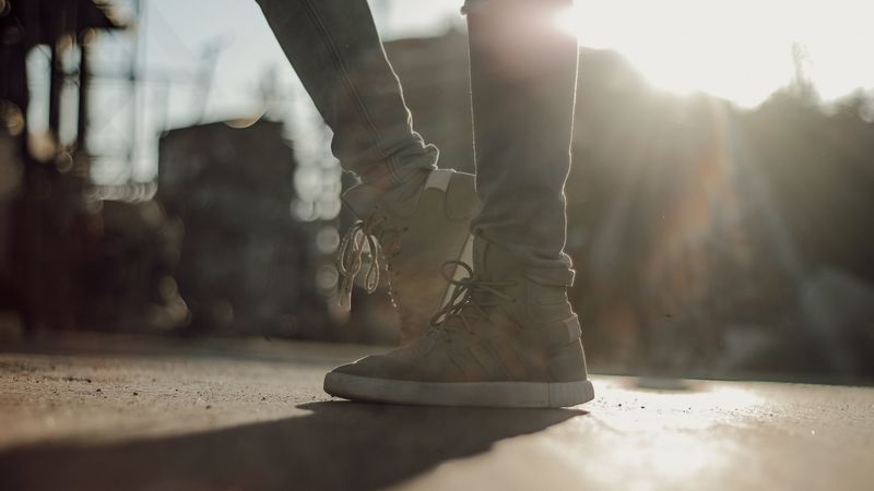 person, legs, shoes, clothes, style, 4k