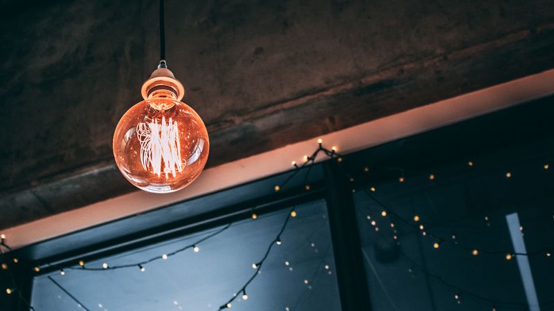 light bulb, lighting, light, electric, garland, 4k