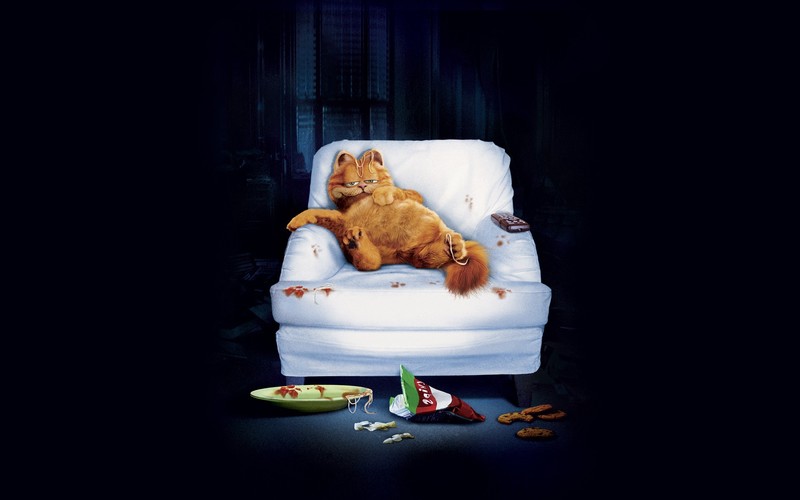 garfield, cat, movies, animated movies