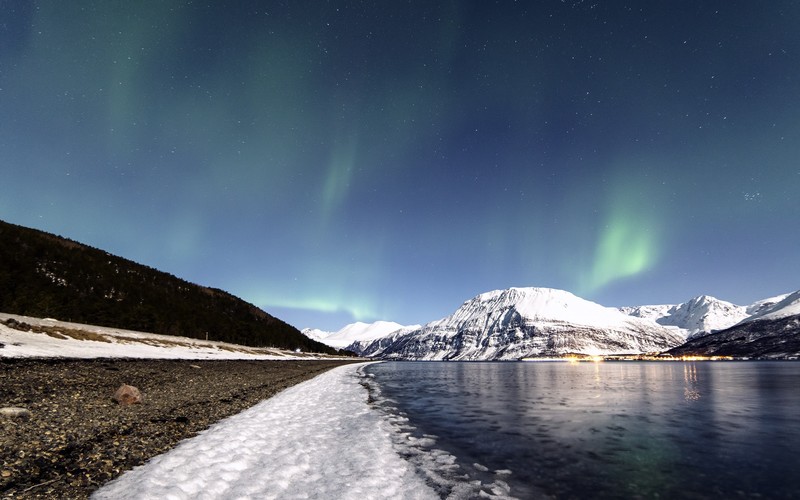 northern lights, nature, hd