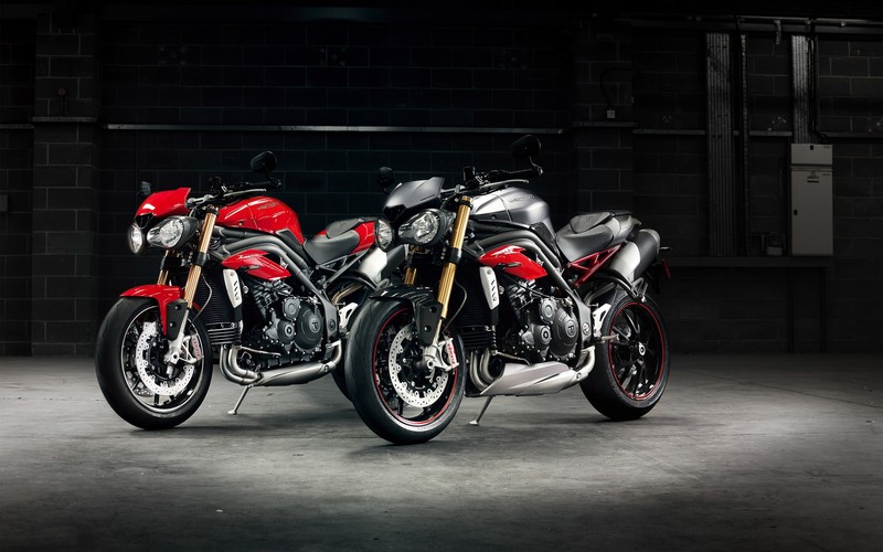 triump, daytona, bikes, red, racing