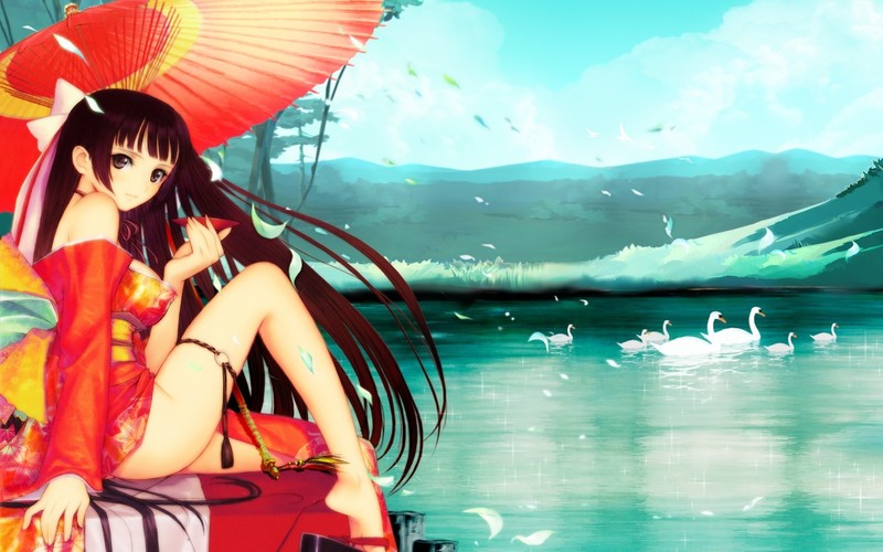 anime, girls, anime girl