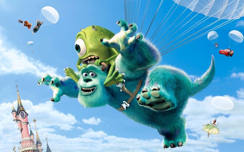 pixar, disney, movies, monsters university, animated movies