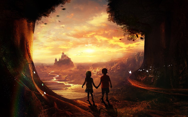 kids, artist, digital art, child