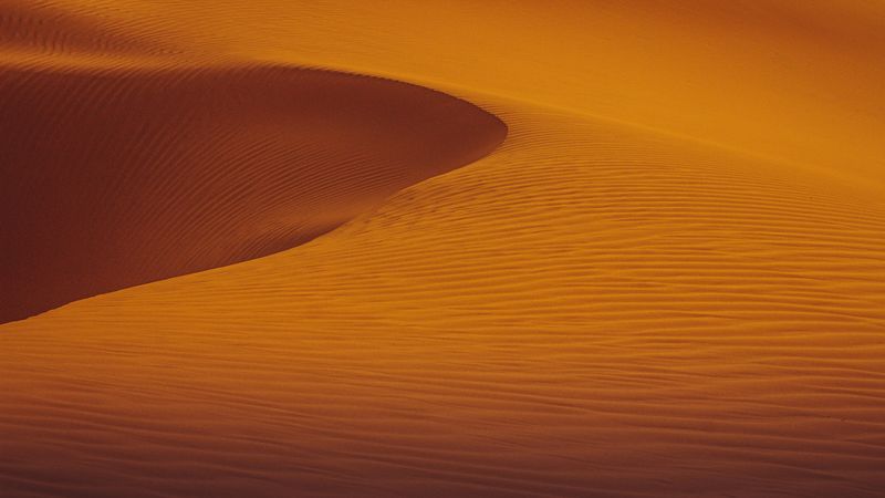 desert, sand, dunes, hill, 4k