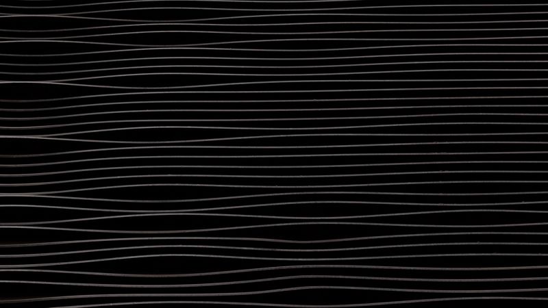 lines, texture, bw, wavy, black, 4k