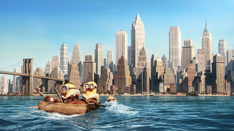 minions, movies, funny, yellow, cartoons