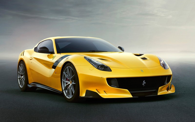 ferrari, cars, yellow