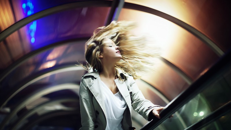 blone, hair, wind, girls