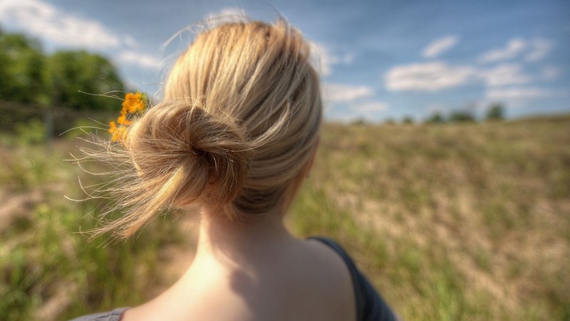 blone, hair, wind, girls