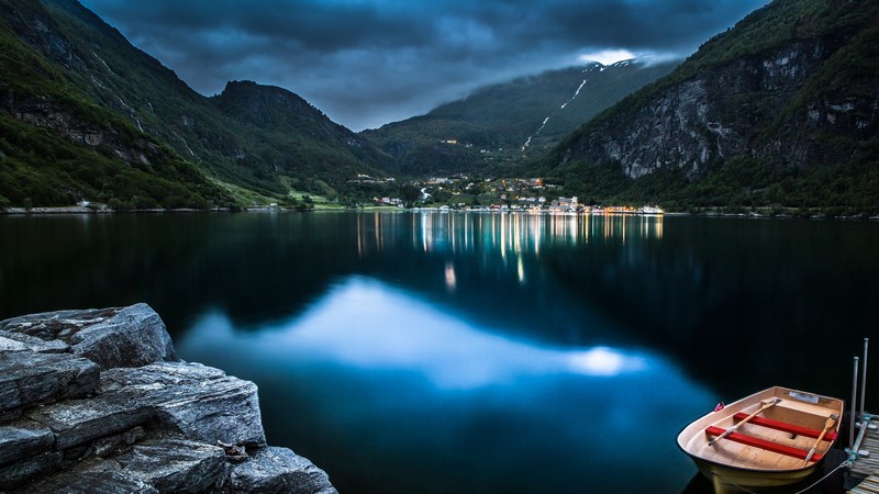 mountain, lake, nature, beautiful
