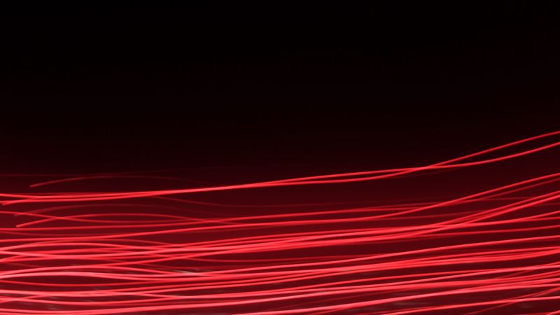 lines, light, long exposure, red, 4k