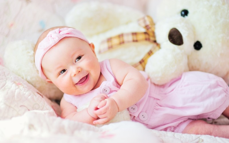 teddy bear, cute, baby