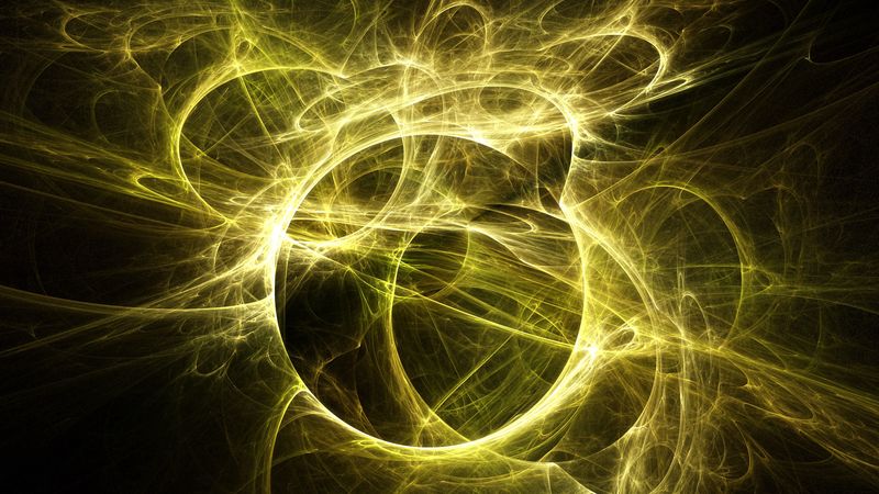 fractal, tangled, glow, bright, abstraction, 4k