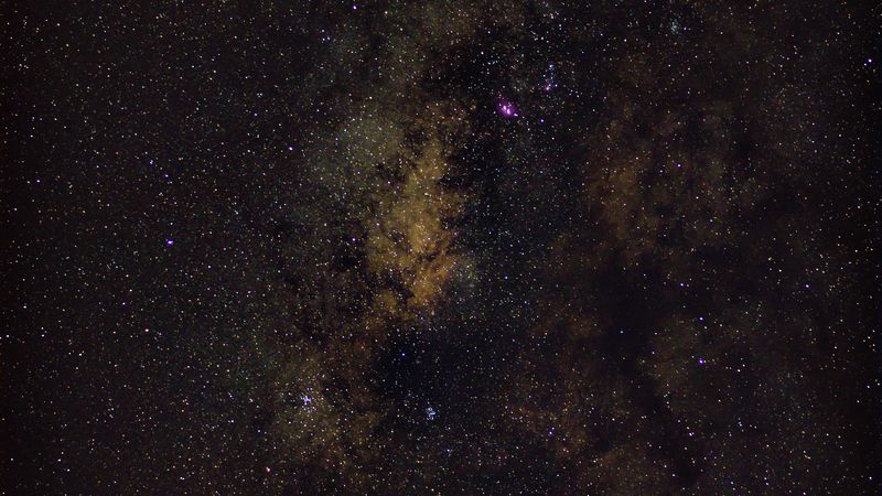 nebula, stars, galaxy, universe, space, glow, 4k
