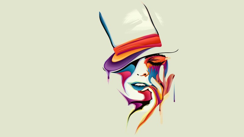 face, vector, artist, art, digital art, colorful