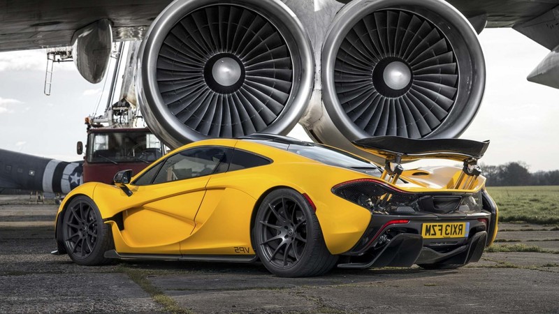 mclaren, cars, yellow