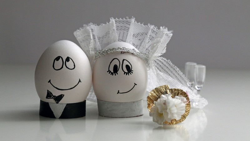 easter, eggs, weeding, creative, funny