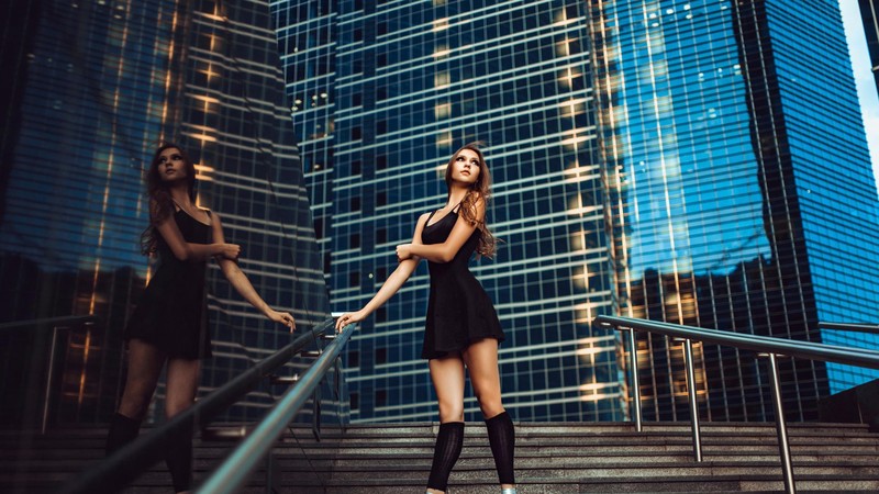 girls, girl, black, hairs