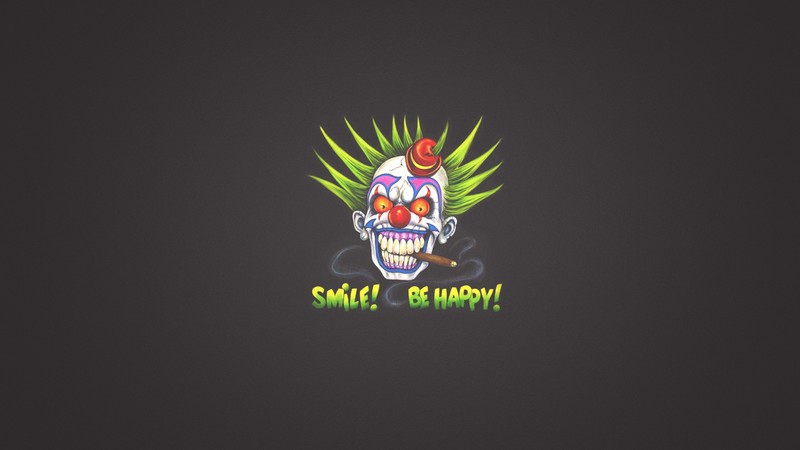 clown, artist, smile, digital art, art