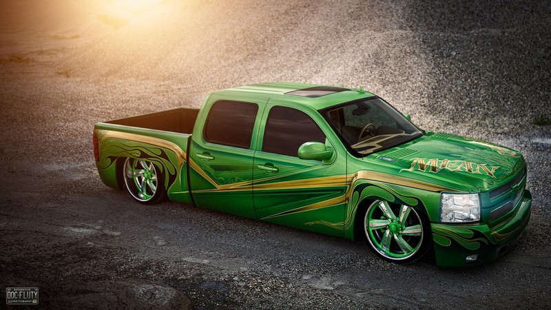 truck, chevrolet, lowrider, cars