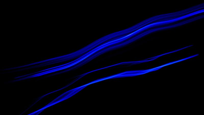 lines, light, blue, long exposure, abstraction, 4k