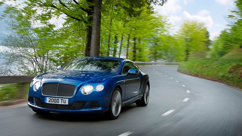 bentley, cars, blue