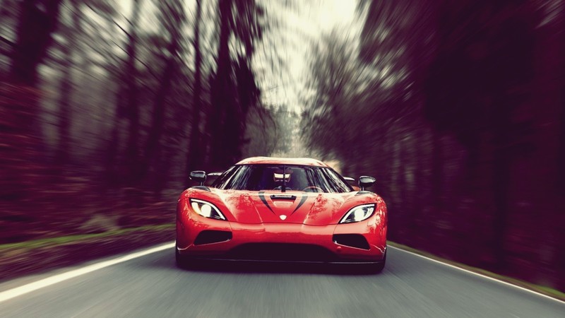 koenigsegg agera, cars, red