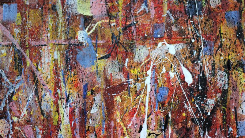 spots, colorful, paint, abstraction, 4k