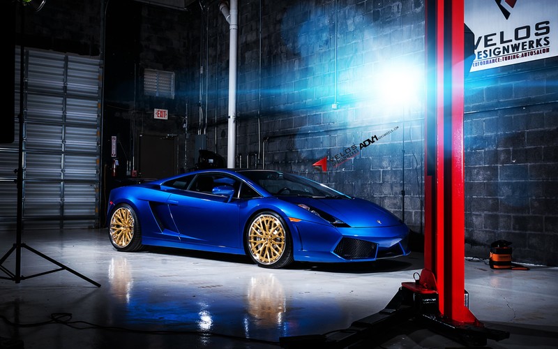 lamborghini, lamborghini gallardo, cars, blue