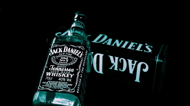 jack daniels, whiskey, bottle