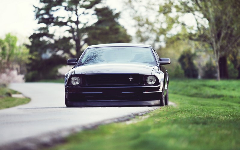 ford, mustang, cars, silver