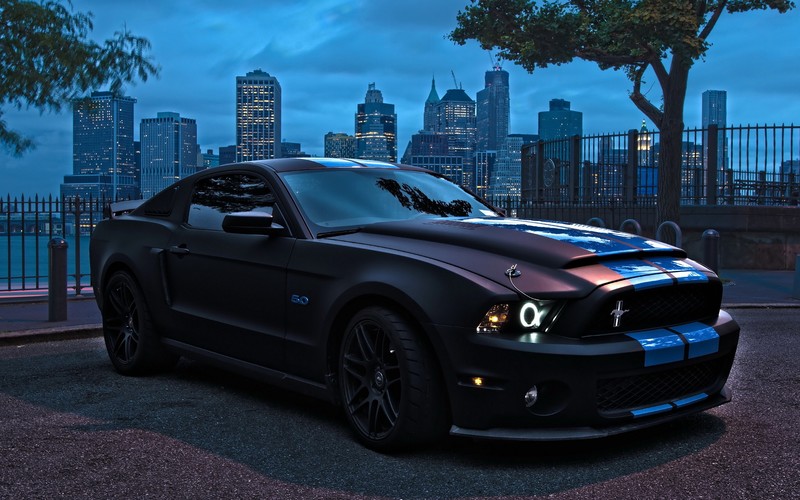 ford, mustang, cars, silver