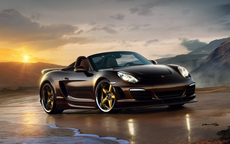 porsche, cars, black