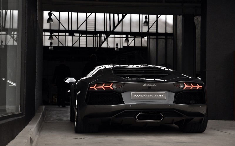 lamborghini, lamborghini aventador, cars, black