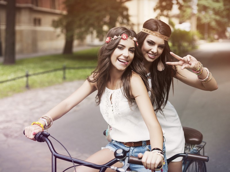 cycle, girls, photography