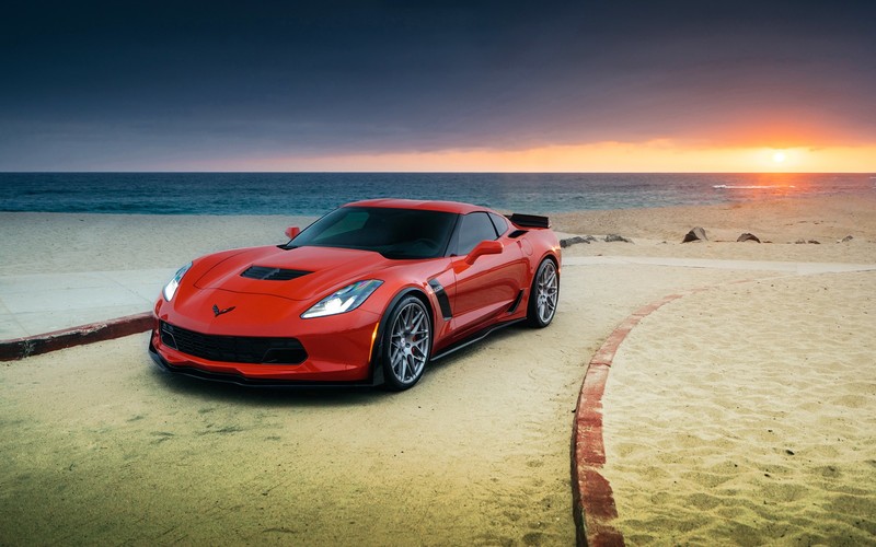 chevrolet, corvette, cars, racing, red