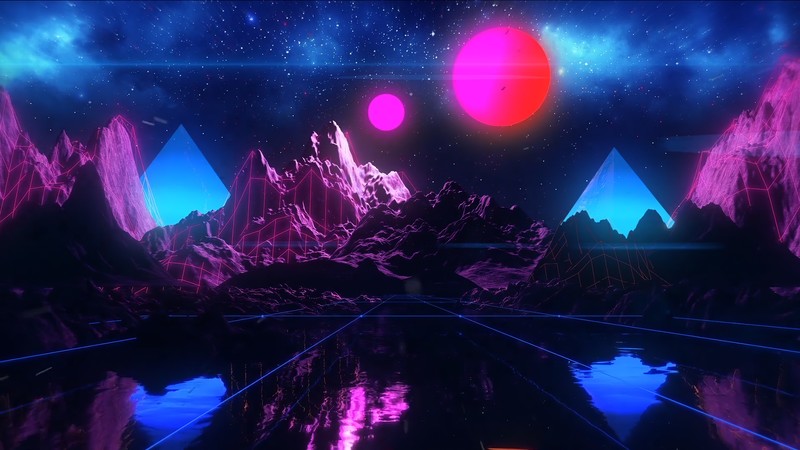 retrowave, digital art, artist, artwork, hd, 4k